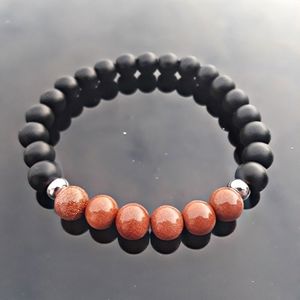 Goldstone bracelet